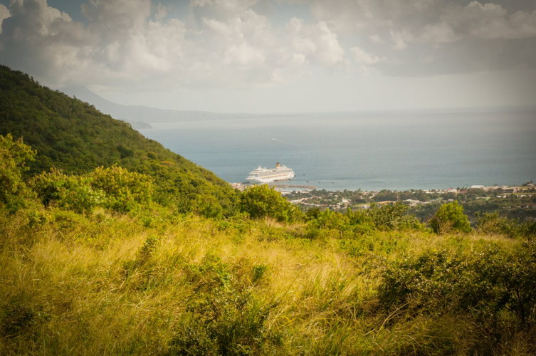Le Costa Favolosa - montagne de Saint Kitts - costa croisières - caraibes