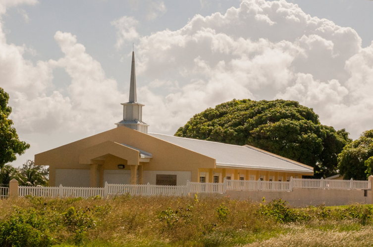 Une église anglicane à Saint Kitts