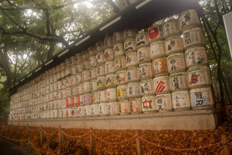 Les tonneaux de saké - Tokyo - Japon