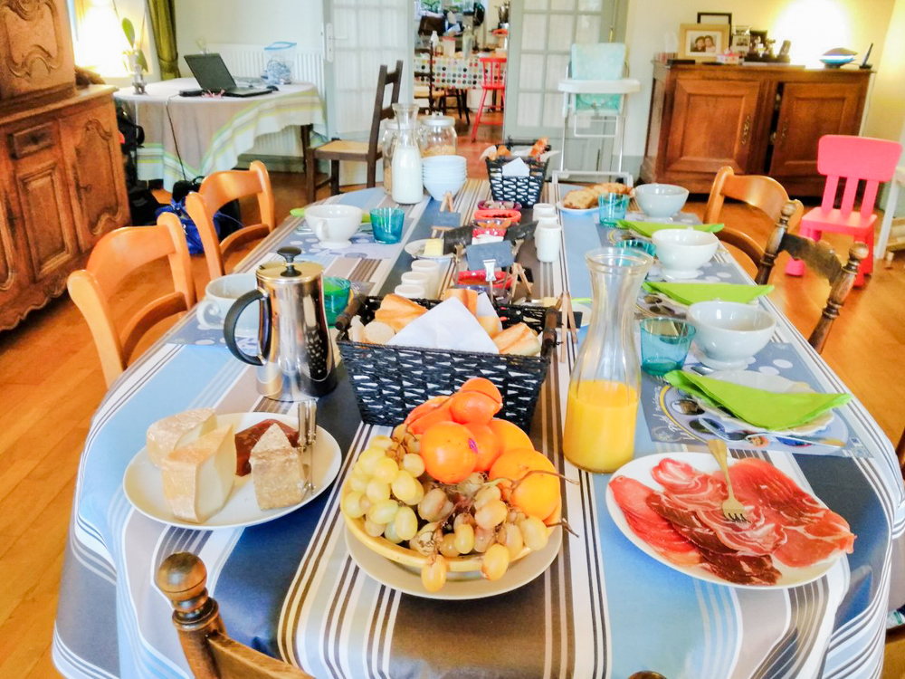 Le petit déjeuner - maison d'hôte - l'Affable des Cammazes