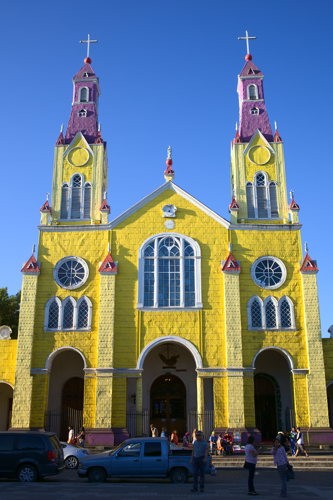 Passage à Chiloé église- chiloé