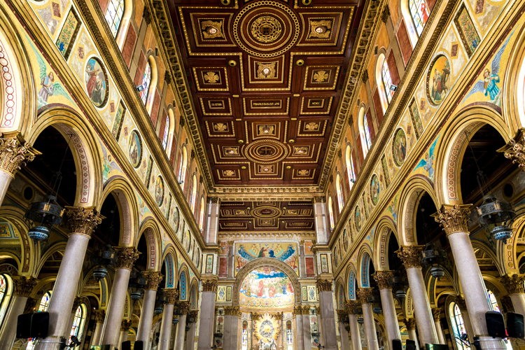 L'intérieur de la Nossa Senhora de Nazare Cathedral in Belem do Para