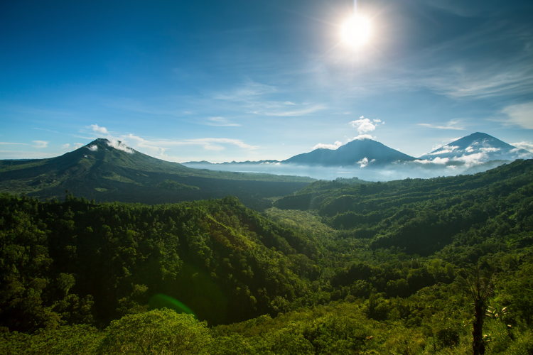 A Ubud sur le mont Batur lors d'un séjour Bali