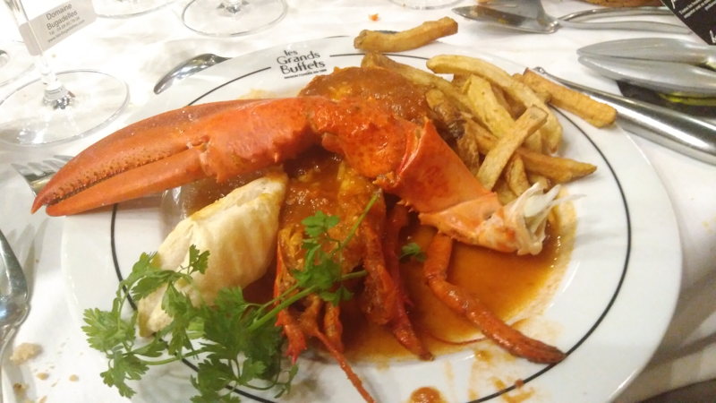 Le homard à l'américaine aux Grands Buffets à Narbonne 