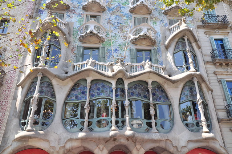 Gaudi est partout dans Barcelone