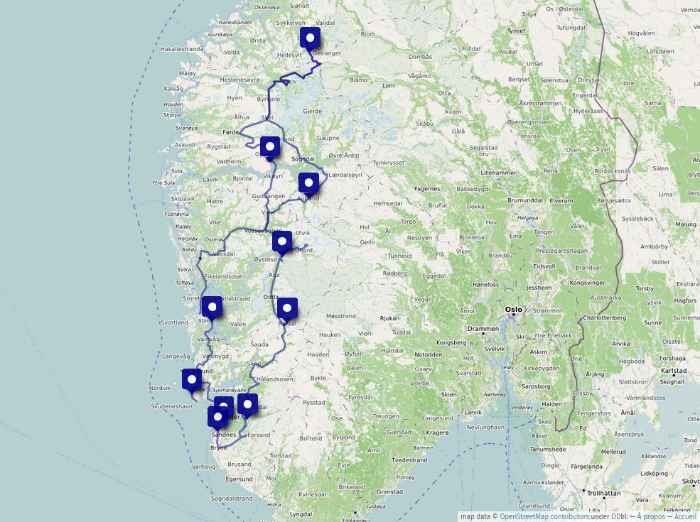 Organiser un road-trip en Norvège