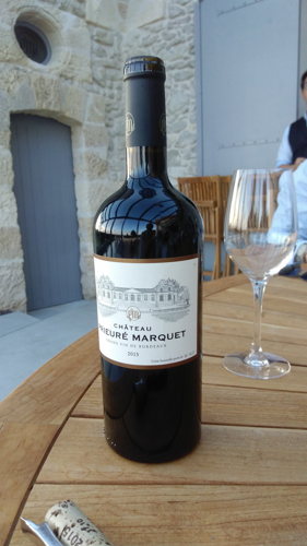 Un vin rouge du Château Prieuré Marquet
