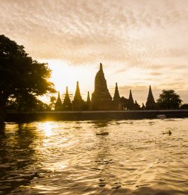 Parcourir Ayutthaya Thaîlande