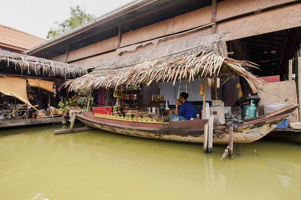 marché flottant Ayutthaya