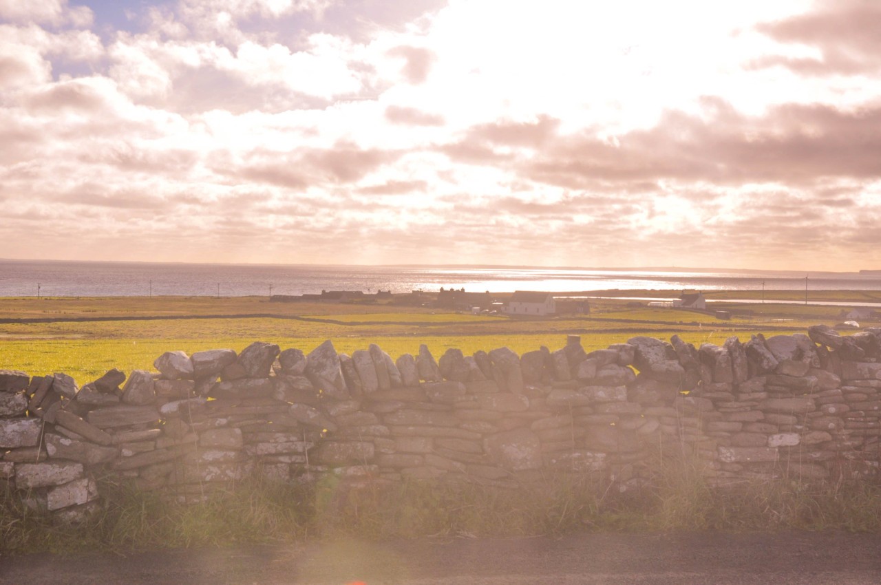 Paysages sublimes de la réserve naturelle RSPB à Papa Westray dans les Orcades