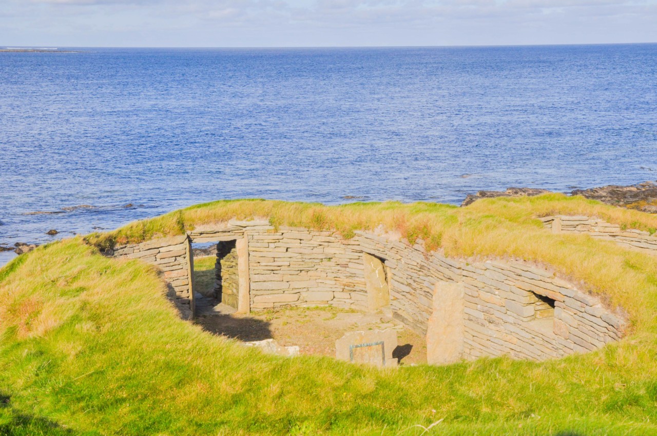 Vestiges néolithiques sur l'île de Papa Westray — Knap of Howar, plus ancienne maison d'Europe du Nord