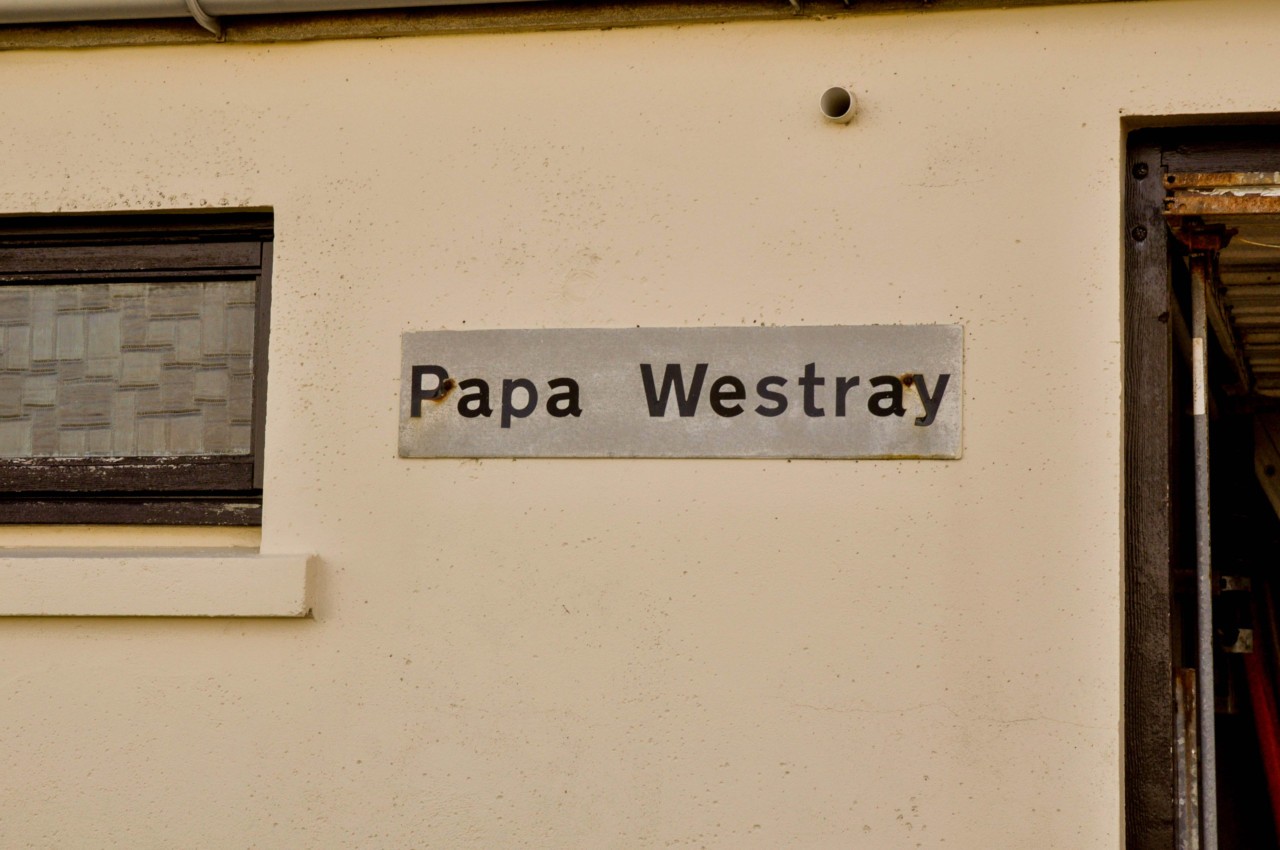 Bien arrivée à Papa Westray en Ecosse