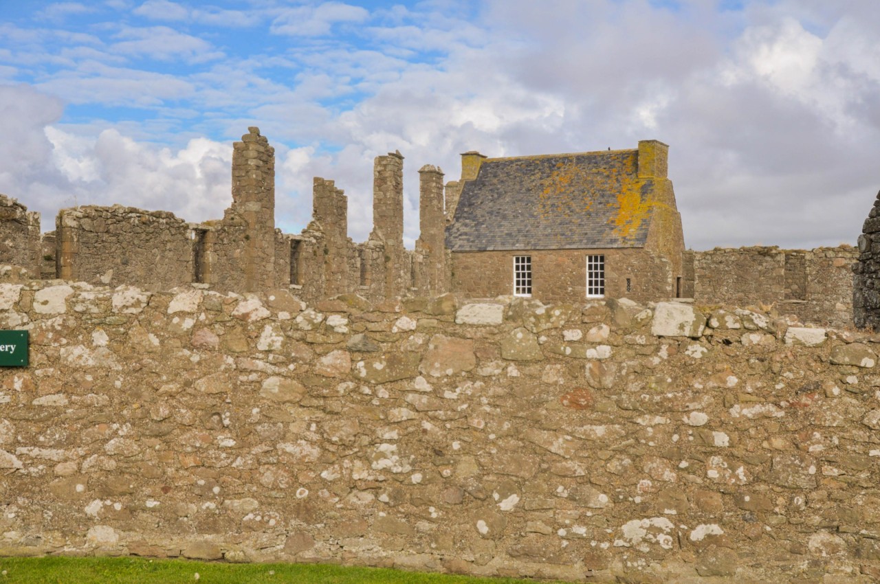 Les restes du Dunnnotar Castle sont bien conservées.