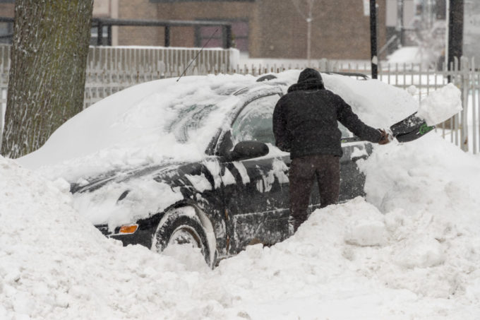 ambiance hivernale dans les rues de Montréal road trip Canada est
