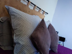 Des oreillers gonflés et moelleux