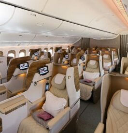 Business Class pour un vol avec Emirates Airlines