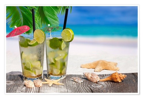 Un cocktail sur la plage