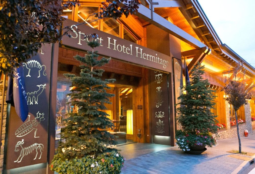 Entrée Sport hôtel Hermitage Soldeu, Andorre