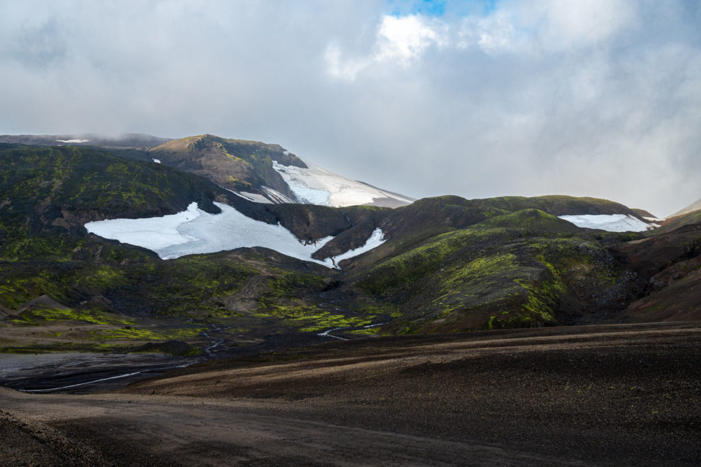 Le glacier Snæfellsjökull (1446m),