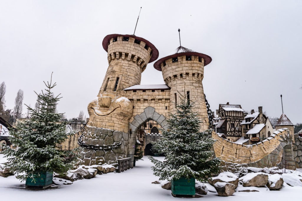 Les attractions sous la neige