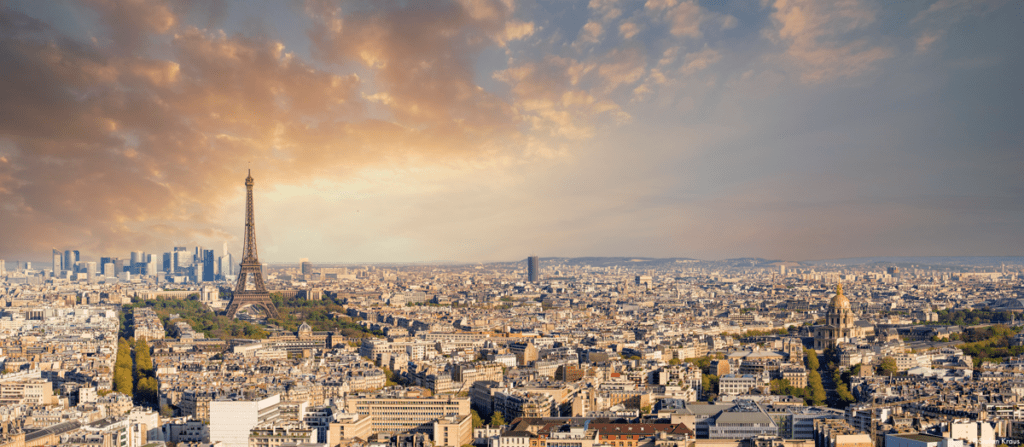 Vue incomparable et majestueuse sur Paris
