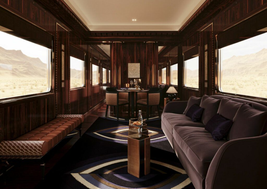 Canapé suite présidentielle Orient Express
