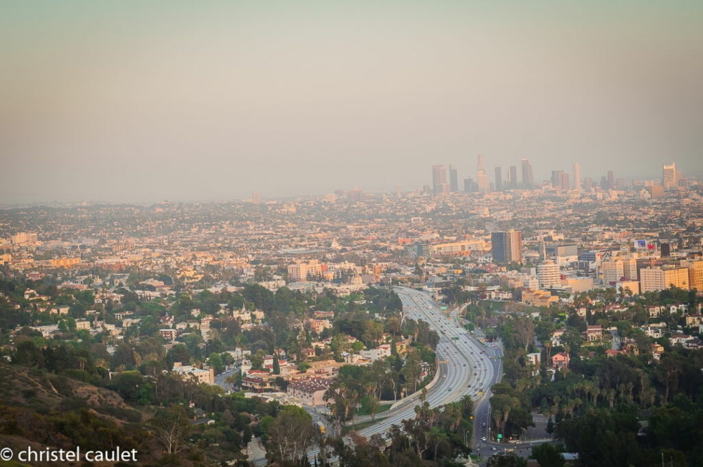 Road-trip USA - vue panoramique sur Los Angeles