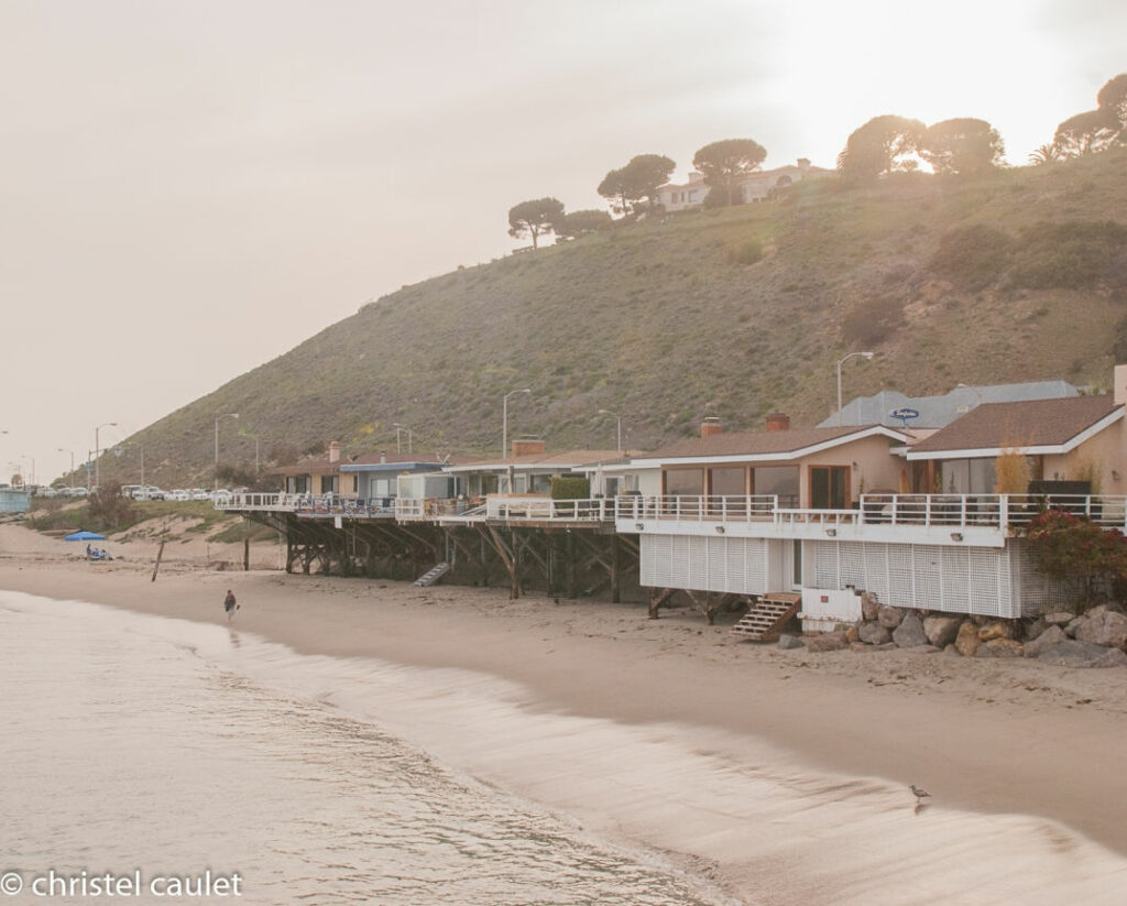 Les villas en bord de plage à Malibu