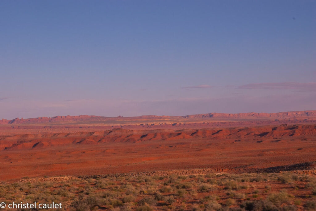 La terre rouge de Monument Valley