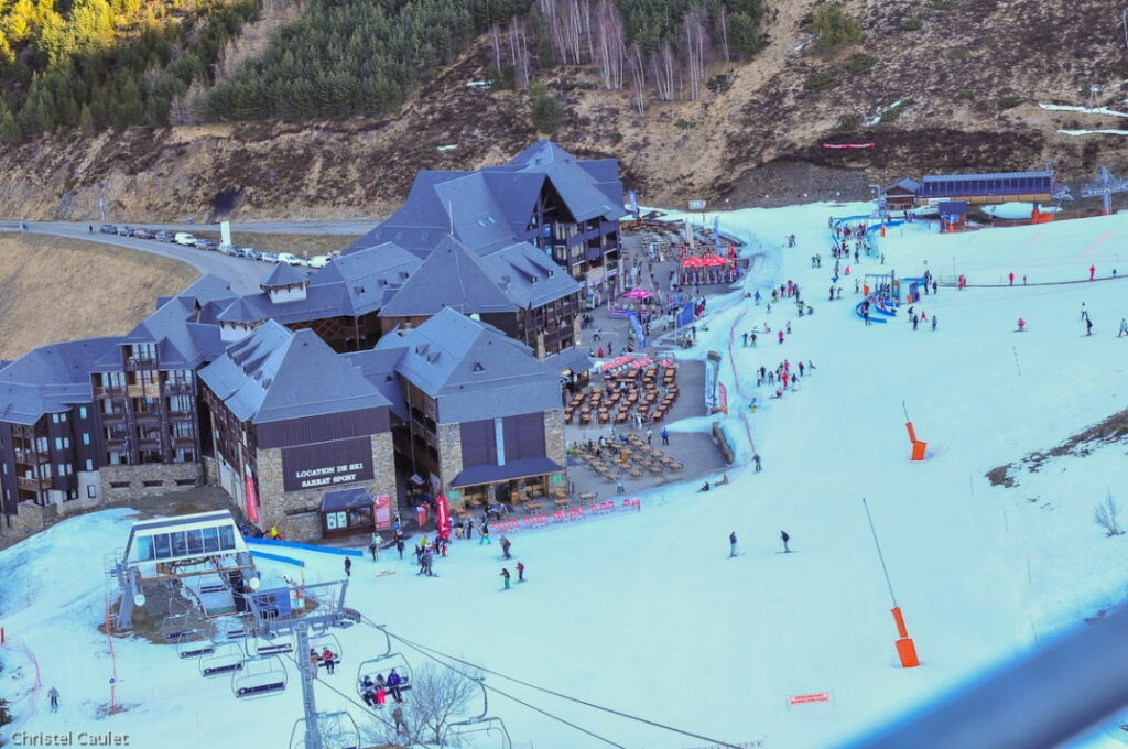 La station de ski pyrénéenne