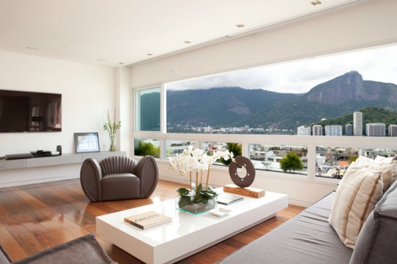 A l'intérieur d'une villa de luxe à Rio de Janeiro