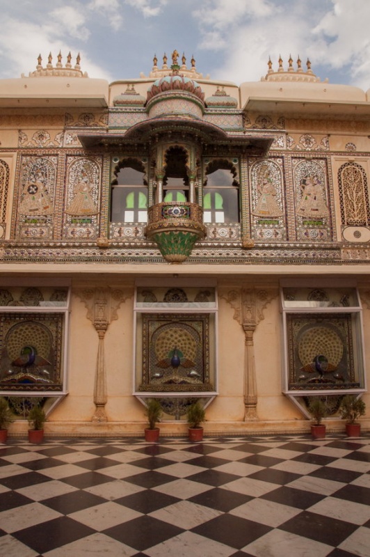 C'est sublime dans le City-Palace à Udaipur en Inde