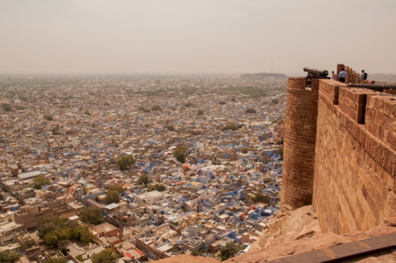 Du haut du fort de Jodhpur en Inde