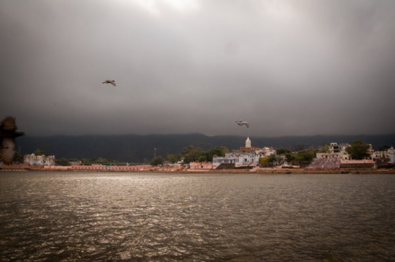 Temps orageux en Inde Pushkar