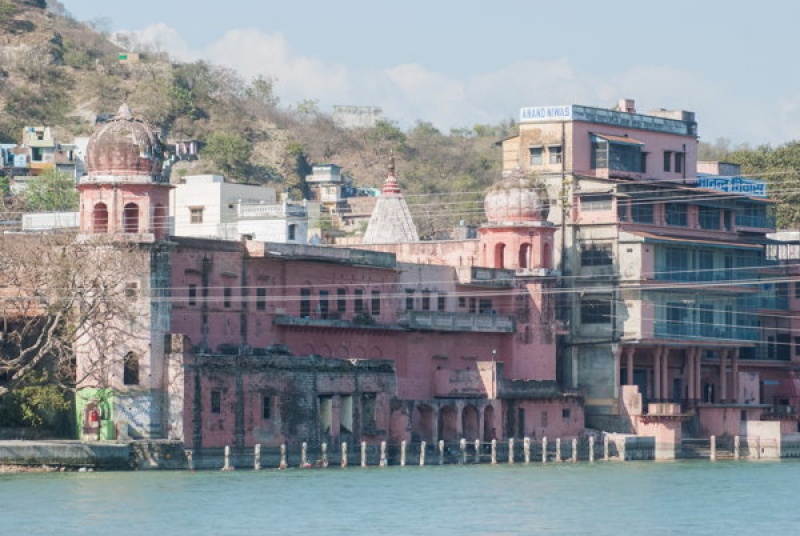 Le centre ville d'Haridwar en Inde