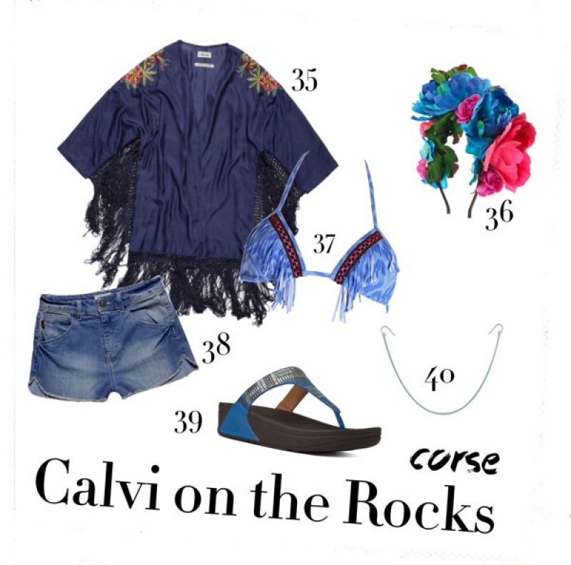 Look Calvi on the rocks