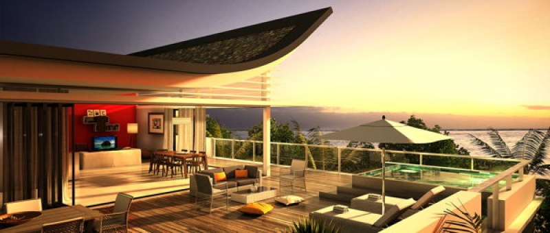 Des penthouses et suites de prestige en construction à Azuri village marin