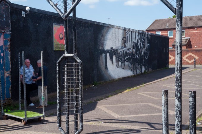 Œuvres artistiques sur le mur de Belfast