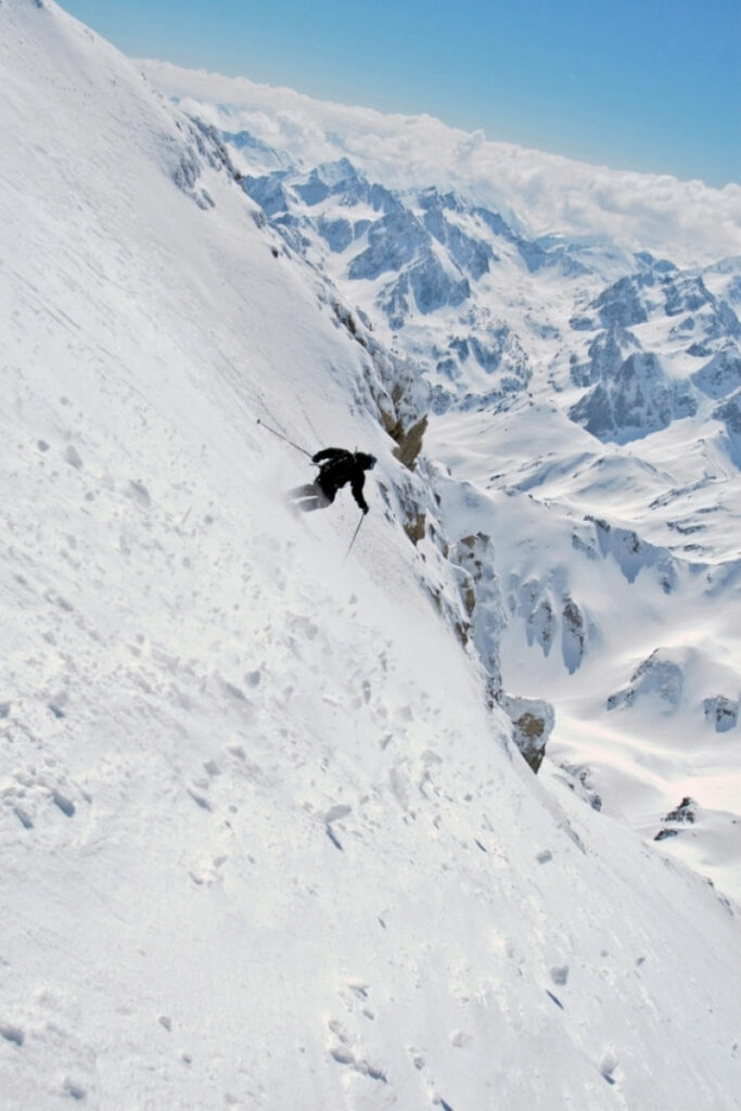 Pour skier Free ride Pyrénées