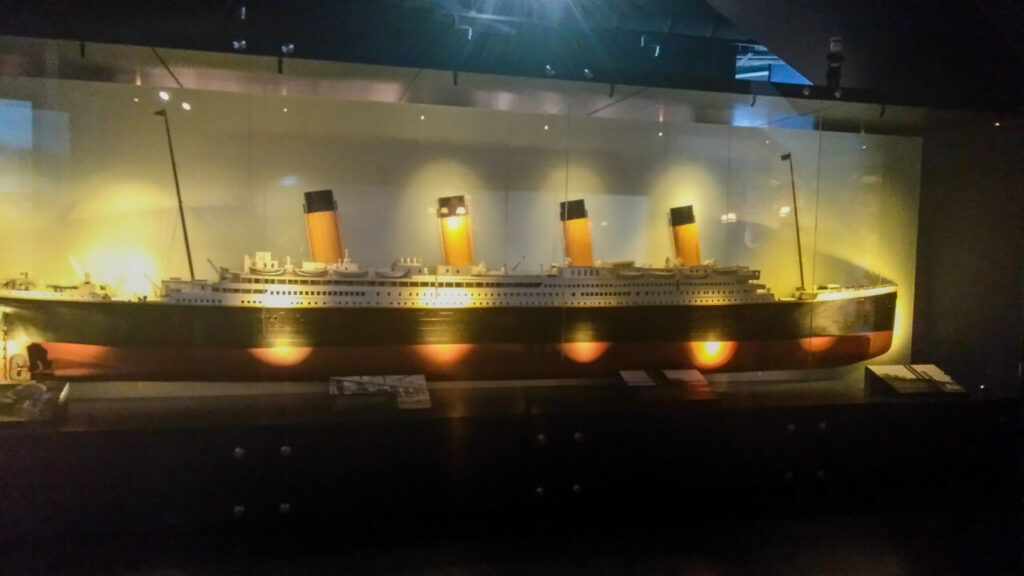Une maquette du Titanic
