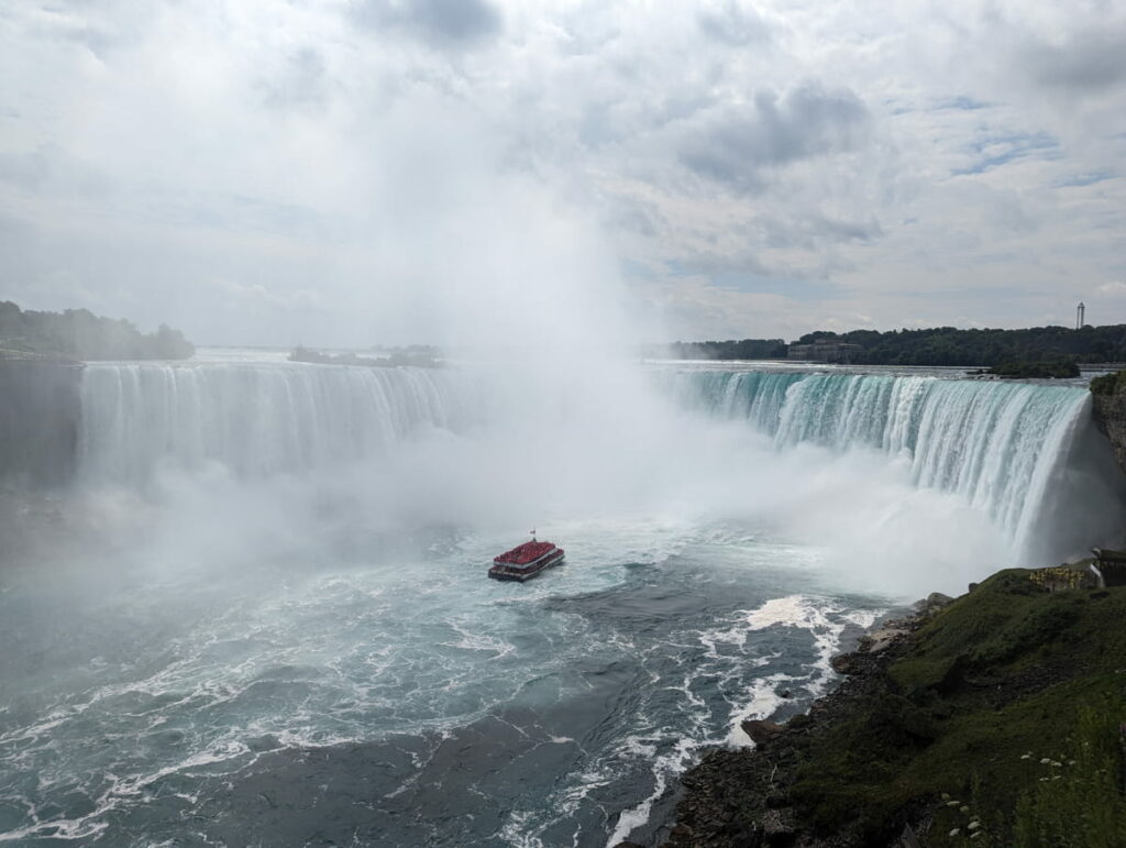 Les chutes du Niagara côté canadien