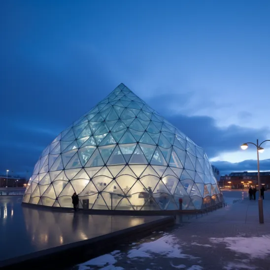 The Ice Palace, Reykjavik, Islande 