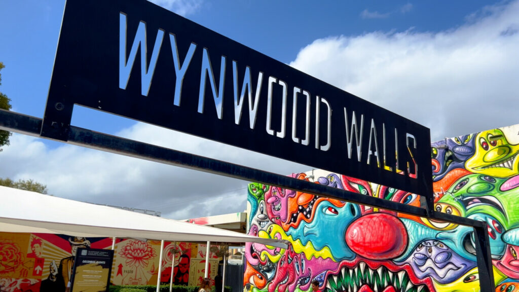 Famous Wynwood Walls outdoor museum in Miami 