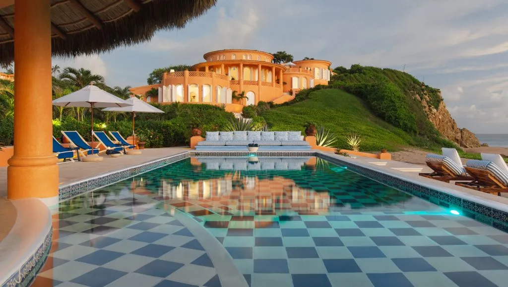 Casa La Playa, villa de luxe en bord de mer à Cuixmala