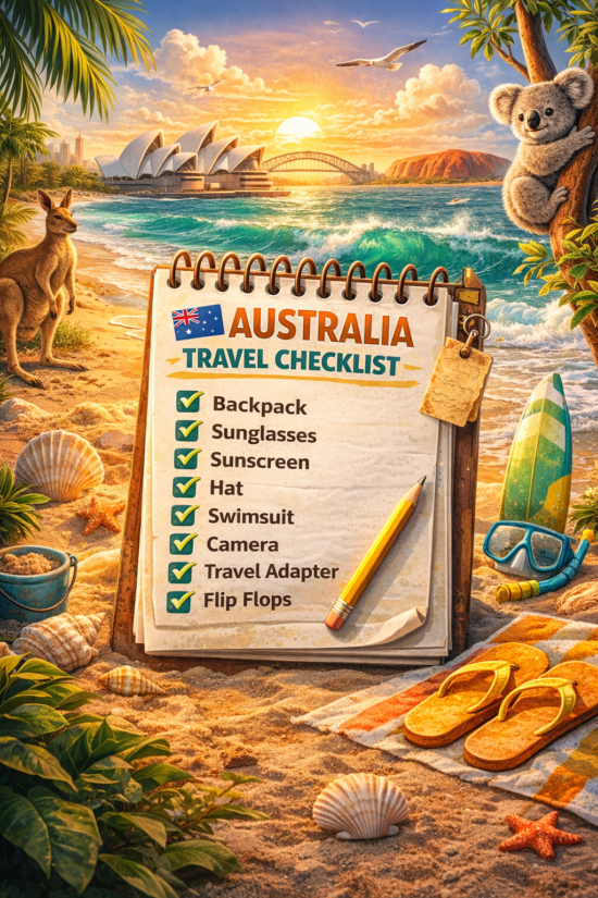 checklist australie 15