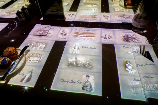 la table magique déploie ses charmes