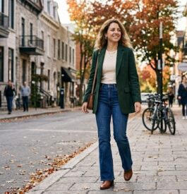 Quel haut mettre avec un jean flare et comment ne pas rater l'équilibre