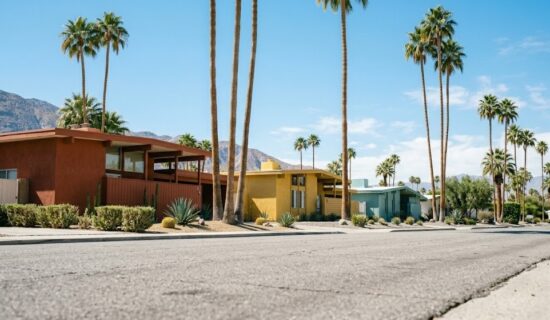 dans les rues de palm springs