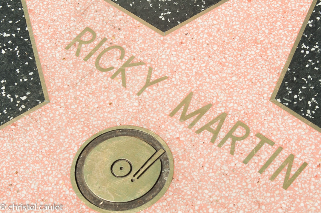 Road-trip USA -L'étoile de Ricky Martin- Le Walk of Fame à Los Angeles