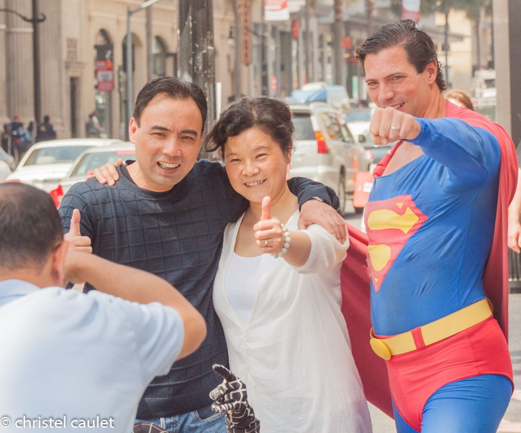 Road-trip USA - Superman en personne - Walk of Fame à Los Angeles 